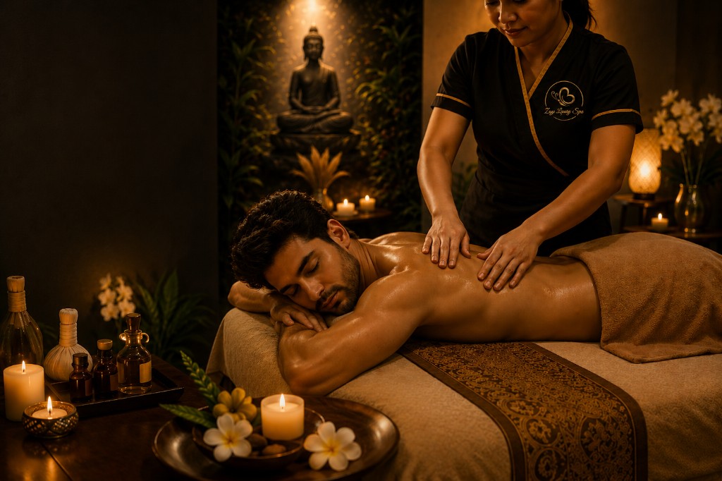 Deep tissue massage at Zoyo Luxury Spa