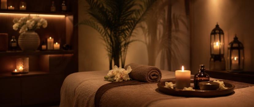 Luxury spa reception in Gachibowli